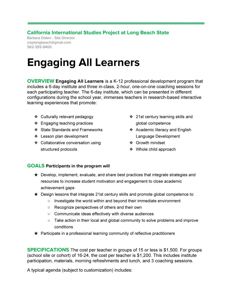 Engaging All Learners - Page 1