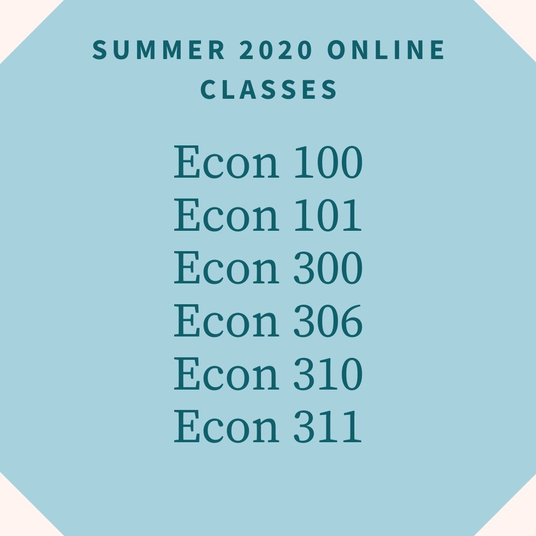 Summer Classes Moved Online Economics