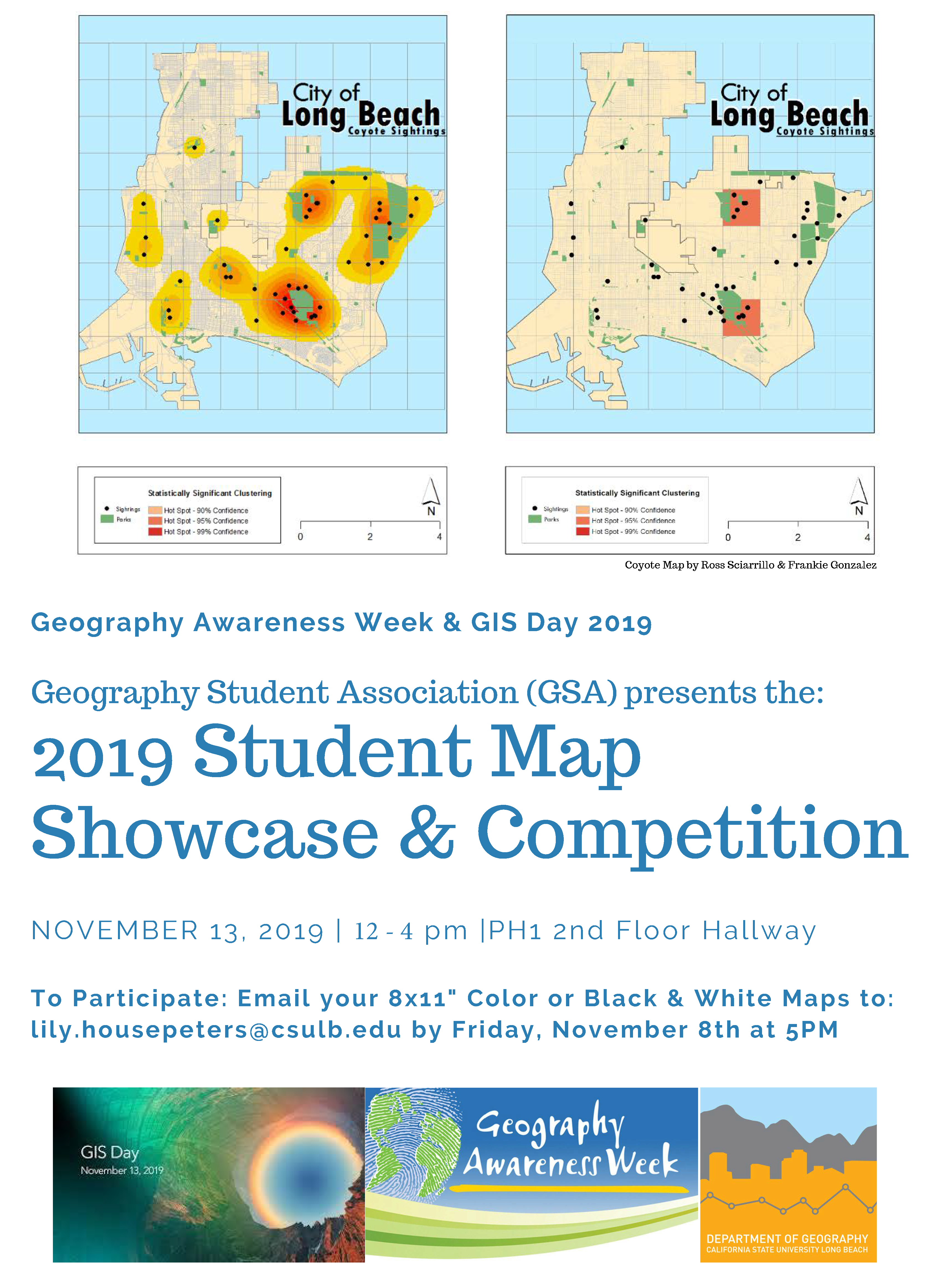 2019 Student Map Showcase and Competition Flyer