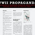 Student work: "World War II Propaganda" Introduction