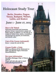 Holocaust Study Tour Meeting