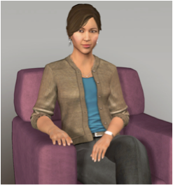 Ellie, a virtual human created at the University of Southern California Institute for Creative Technologies