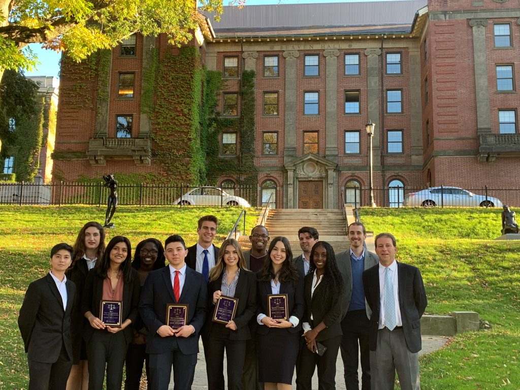 Moot Court Teams at College of the Holy Cross