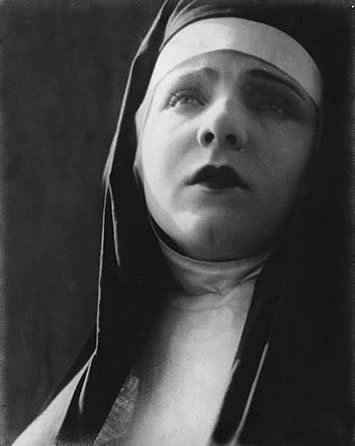Myrtle Reeves as a religious in a nun's habit