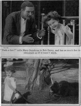 Henry King and Baby Marie in publicity shots from movie