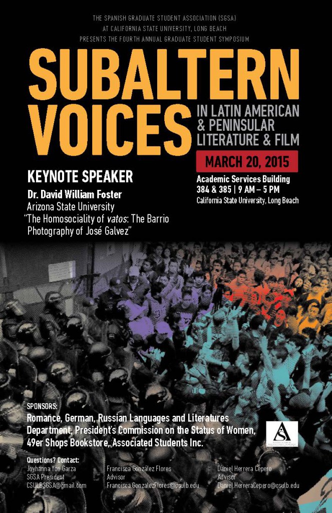 SGSA Subaltern Voices Conference