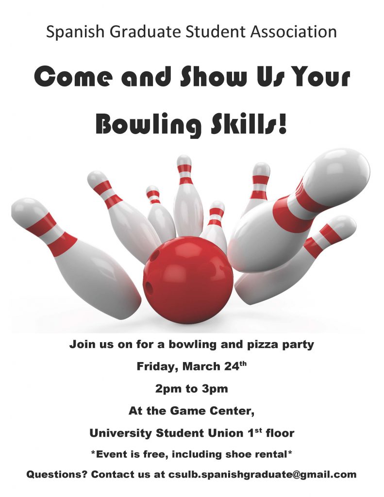 Bowling partyflier