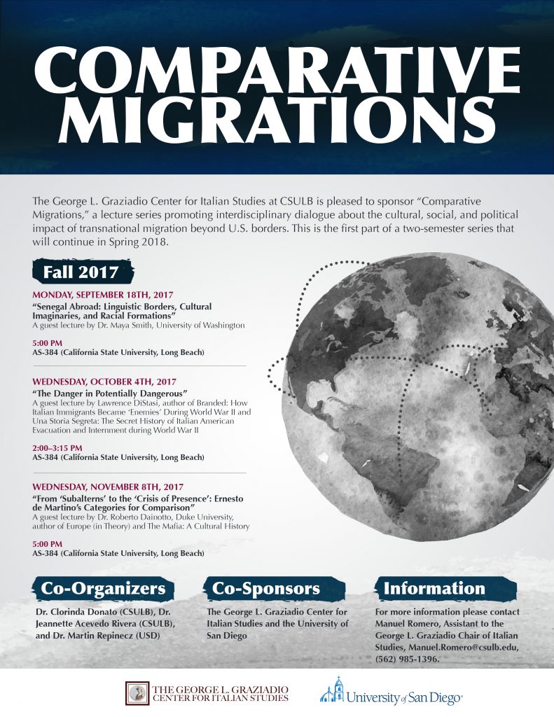 Comparative Migrations Lecture Series F17