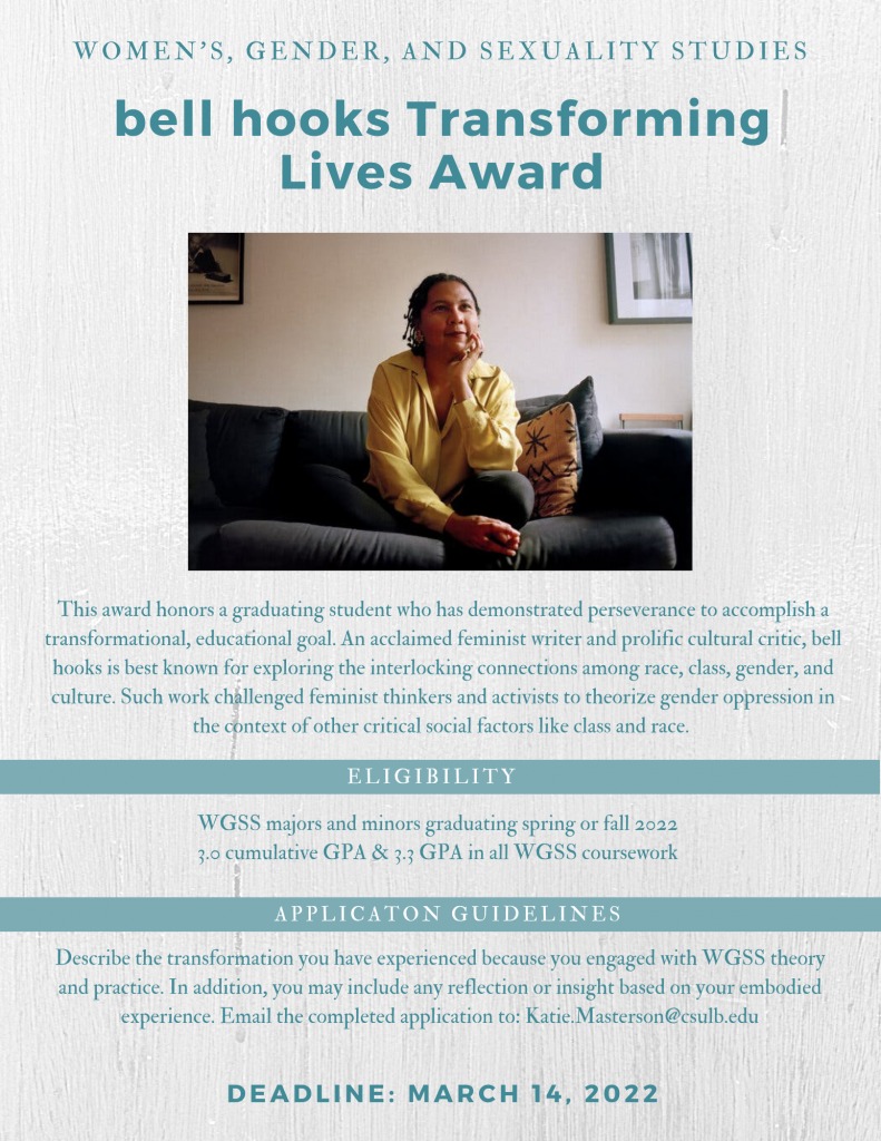 bell hooks Transforming Lives Award