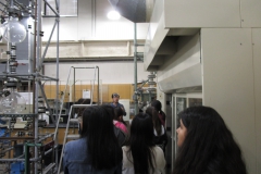 Tour of the lab space at the chemical engineering workshop