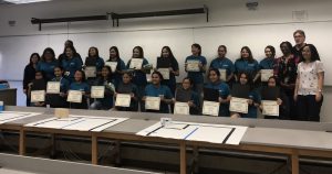 Group picture of 2019 Engineering Girls Internship