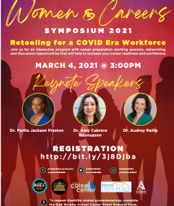 2021 Women and Careers Symposium 2021 March 4th at 3pm 