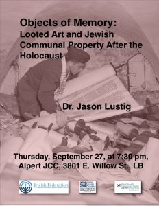 A Lecture with Dr. Jason Lustig